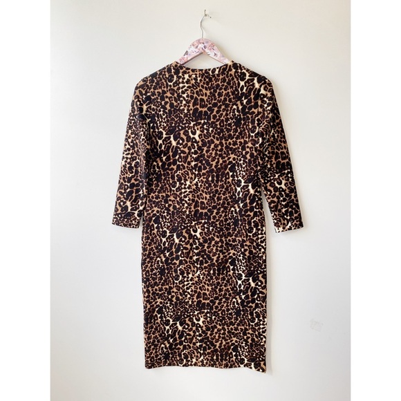 SONNET JAMES Reese Leopard Animal Print Play Dress! Small - Picture 8 of 8